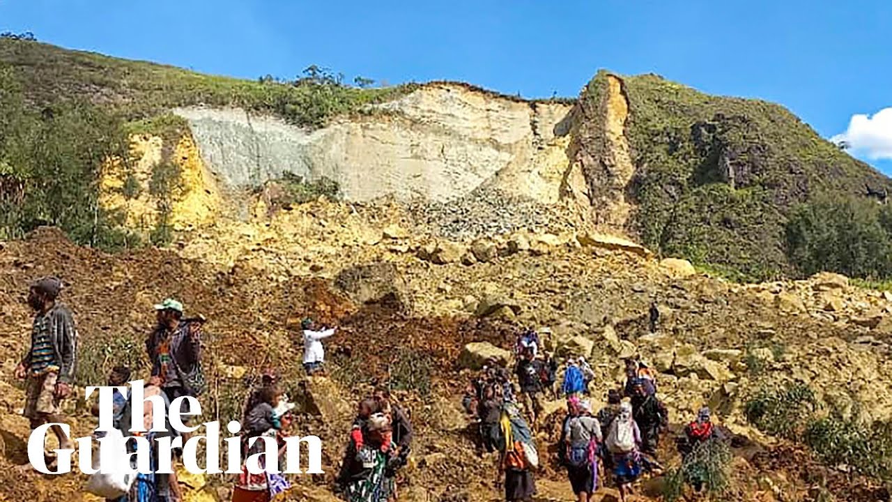 Hundreds more feared dead after landslide flattens remote Papua New Guinea village