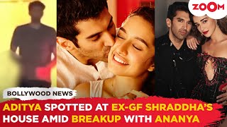 Aditya Roy Kapur SPOTTED at ex-gf Shraddha Kapoor's house amid break up rumours with Ananya Panday