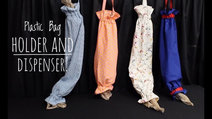 DIY Plastic Bag Holder to Sew • Heather Handmade