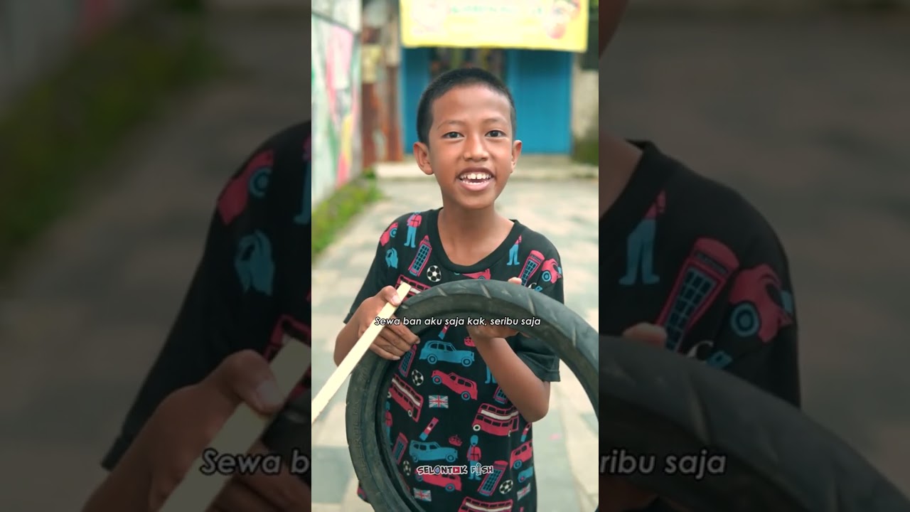 Siapa yang suka main balapan ban bekas ini??? @iqbalqibull@don_selontokk@putraferdandyy@ka