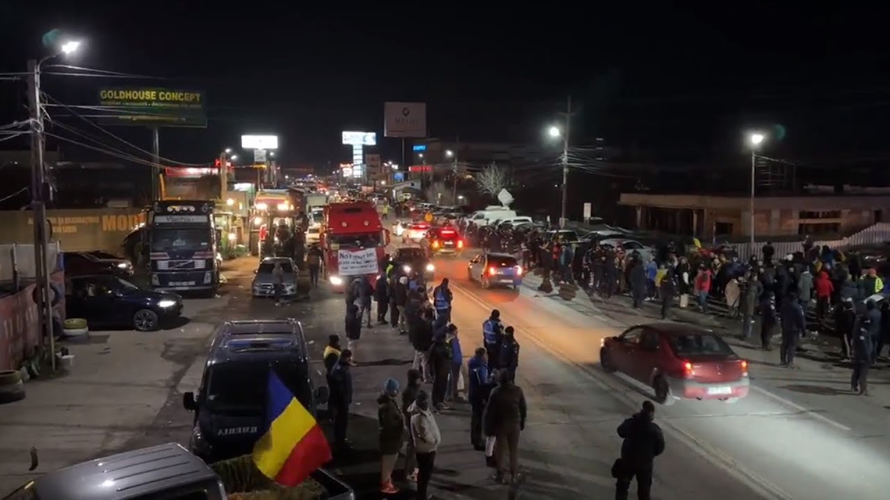 Protest 2024 au iesit oameni in Piata Constitutiei blocaje la intarre