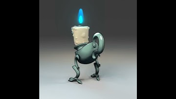 Candle bird - Blender 3.3