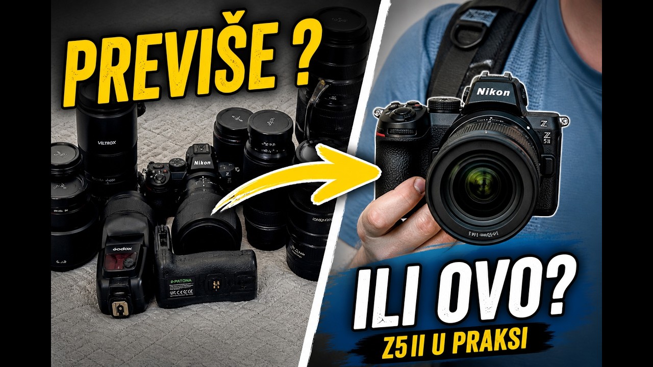 Ostavio sam Nikon Z8 kod kuće… i poneo samo Z5II!