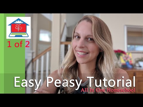Peasy mudah All-in-One Homeschool: Salah Dua. Memulai. Tutorial. Cara.