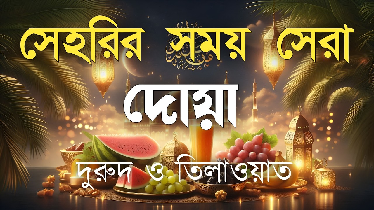 সেহরির সময় হৃদয়ছোঁয়া দোয়া ও কুরআন তিলাওয়াত | Dua, Durood & Beautiful Quran Tilawat by Alaa Aqel