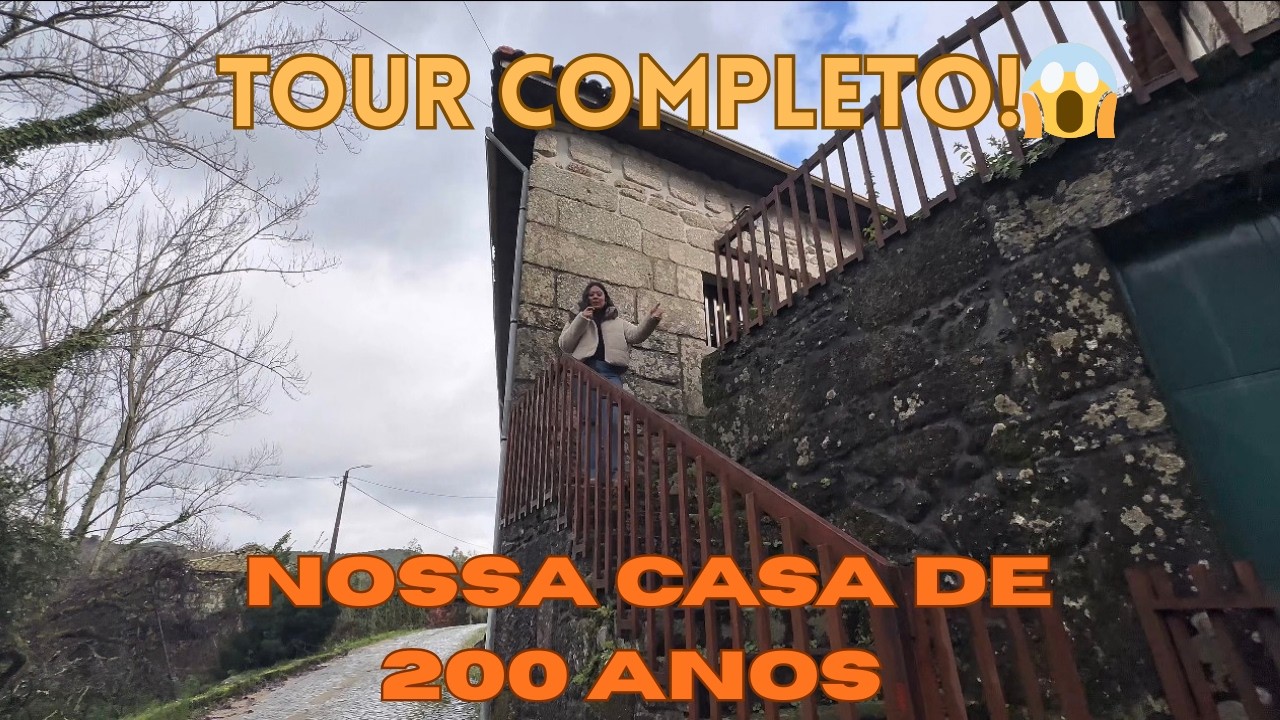 TOUR pela NOSSA CASA  - em Portugal 🇵🇹🇧🇷