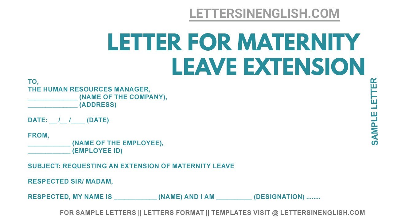 maternity leave application letter for teachers deped
