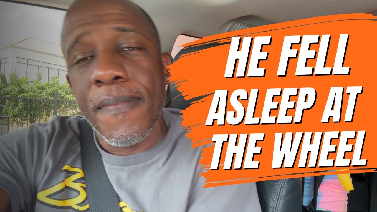 He Fell Asleep Behind The Wheel and It Was Caught On Camera ...