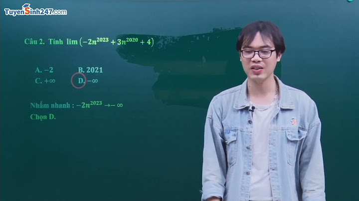 Cách giải 1 bài toán lim nâng cao