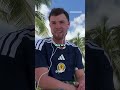 Craig Ferguson and the Tartan Army have made it to Miami 🏴󠁧󠁢󠁳󠁣󠁴󠁿 #FIFAWorldCup #MorningFooty