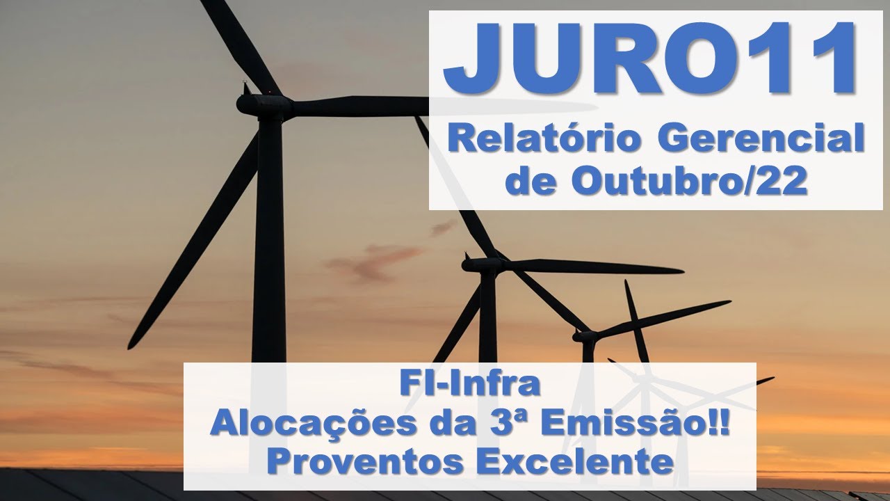 FI-Infra JURO11 - Relatório Gerencial de Outubro/2022