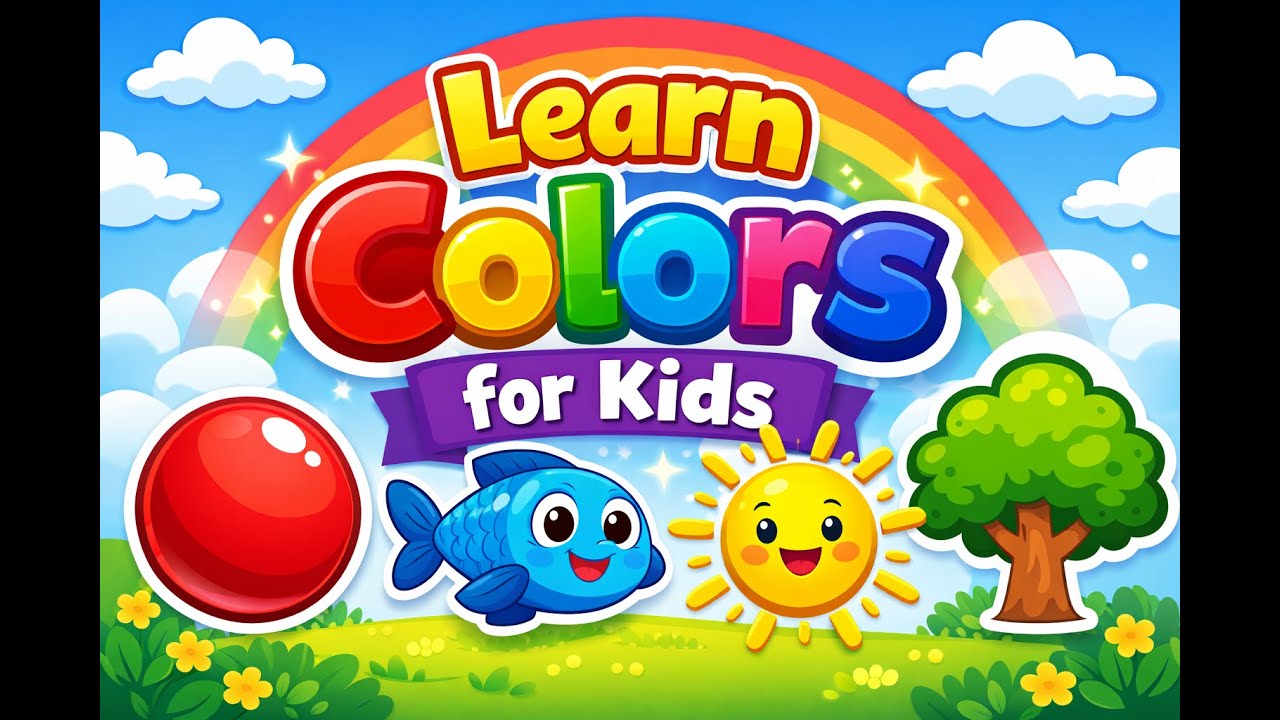 Learn Colors for Kids | Fun Cartoon Color Learning Video | Kids Educational