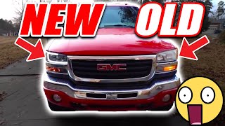 WATCH BEFORE BUYING EBAY HEADLIGHTS FOR YOUR TRUCK! *GMC Sierra*