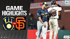Brewers vs. Giants Game Highlights (9/12/24) | MLB Highlights thumbnail
