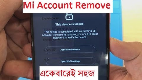 Redmi 7 Redmi Y3 Mi Account Unlock Permanently Miui 11 - Redmi 7 Redmi Y3 Mi Account Bypass Firmware