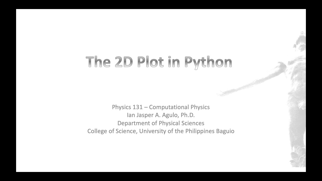 The 2D Plot Function in Python - YouTube