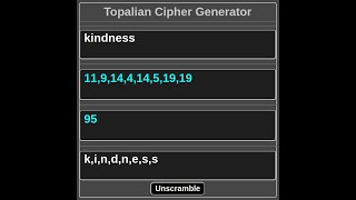 JavaScript Cipher Generator - Educational JS Application to Learn From