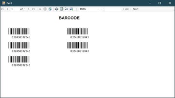 How to Create barcode in RDLC Report in C# | FoxLearn