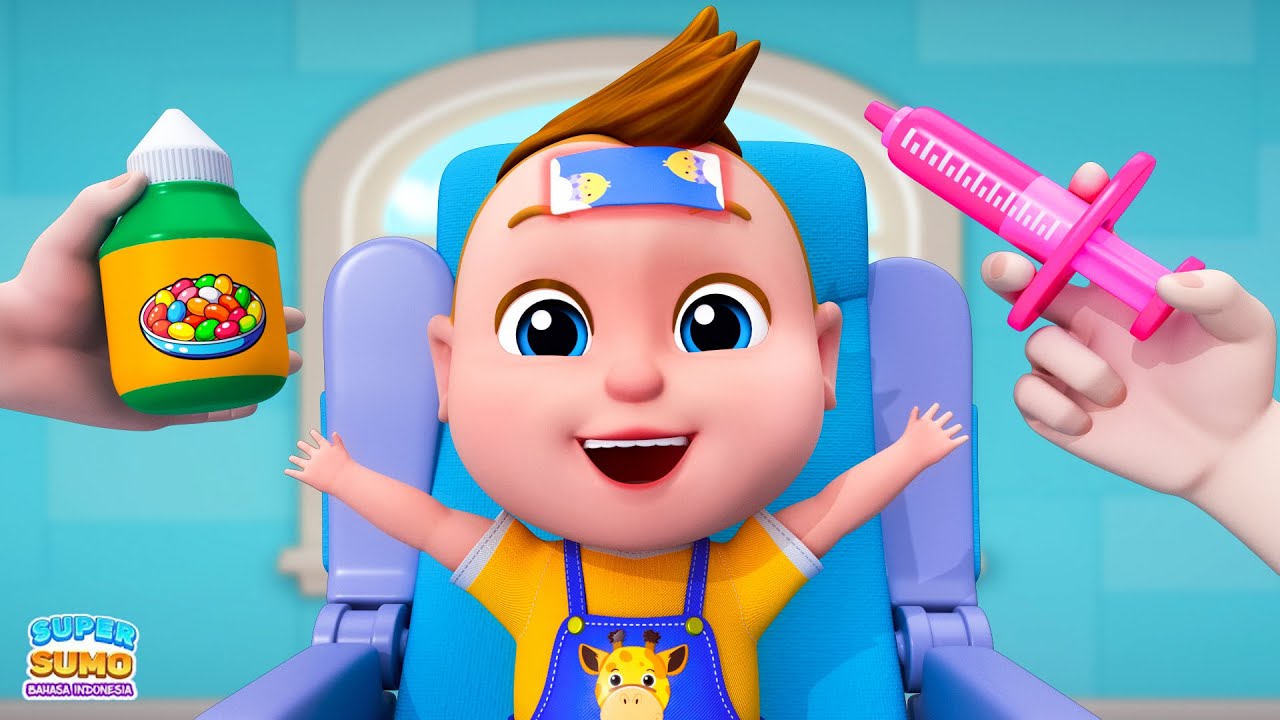 Lagu Pemeriksaan Dokter - Bayi Mendapat Vaksin | Lagu Anak Anak - Super Sumo Bahasa Indonesia