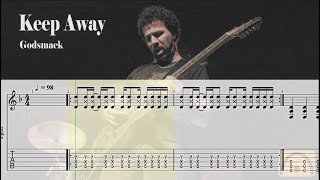Keep Away - Godsmack | Backing track | Guitar Tab