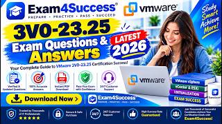 VMware 3V0-23.25 Exam Questions & Answers  Latest 2026  Exam4Success