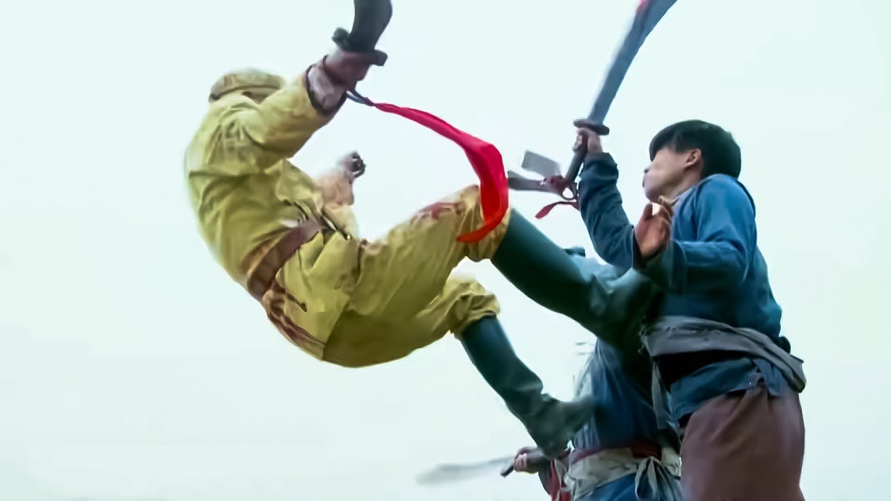 The National Army Wields Broadswords And Spears Against Japanese 