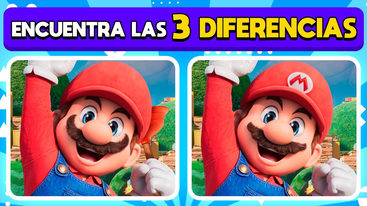 Juego De Las Diferencias Mario Bros 18 Decoracion De vrogue.co