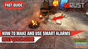 Snelle handleiding voor het gebruik van het slimme alarm in Rust