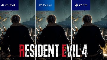 Resident Evil 4 (PS4 Vs. PS4 pro Vs. PS5) Comparación Gráfica & FPS