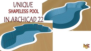 How to create shapeless swimming pool #GRAPHISOFT #Archicad22