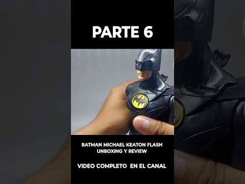 FIGURA DE BATMAN MICHAEL KEATON FLASH PARTE 6 #batman #darknight #spinmaster #unboxing #review#viral