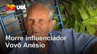 Play video: Vovô Anésio morre aos 88 anos após parada cardíaca; neto Caio Fiori confirma morte e dá detalhes
