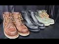 Red Wing Shoes - 8133 Black Chrome Leather Boots - Japan Exclusive - Made in the USA