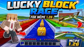 Lucky Block Race World For MCPE 1.26 | Minecraft PE Maps | MCPE 1.26 screenshot 1