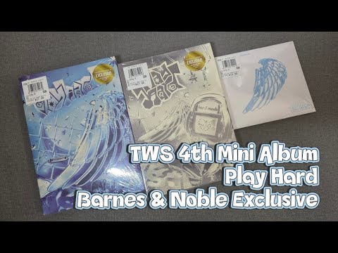 TWS Play Hard 4th Mini Album Play \u0026 Hard Mode Barnes \u0026 Noble Exclusive + Compact Version Unboxing