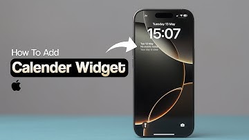 How to Add a Calendar Widget on iPhone?