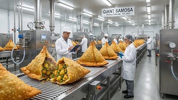 Inside the Samosa Factory – Watch How Thousands of Crispy Samosas Are Made Daily!