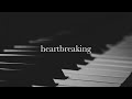 Sad Piano Music For Broken Heart Black Screen 10 Hours Dark Screen Emotional Background Video