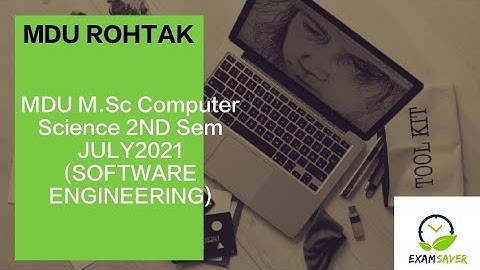 MDU MSc COMPUTER SCIENCE 2ND SEM JULY2021 SOFTWARE ENGINEERING QUESTION PAPER