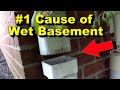 #1 Cause of Wet Basement - Wet Basement Solutions
