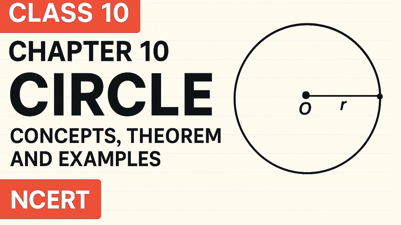 Class 10 Maths Chapter 10 | Circles | All Concepts, Theorems & Examples ...