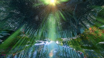 All is emerald (1 hour zen screensaver)