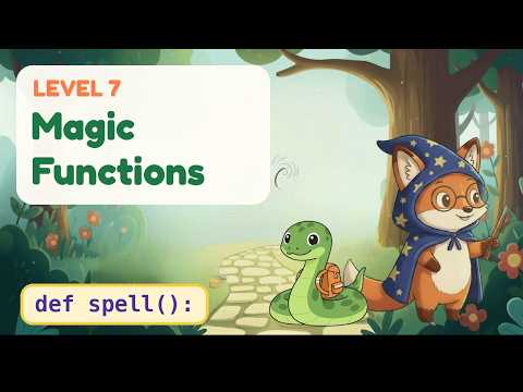 Function Fox's Magic Tricks! 🦊🪄 Functions for Kids | Python Adventure Quest - Level 7