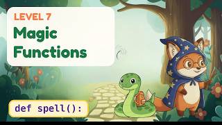 Function Fox's Magic Tricks! 🦊🪄 Functions for Kids | Python Adventure Quest - Level 7