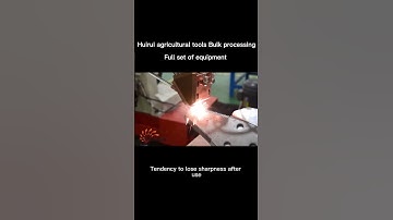 Laser cladding machine repair of agricultural knife