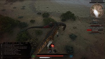 Path of Titans Allosaurus vs 2 Dasp