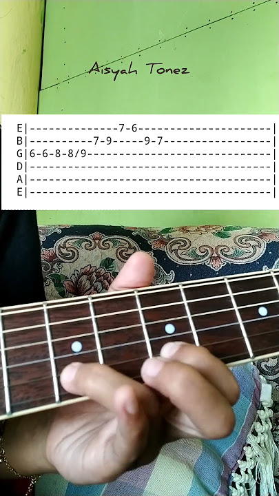 Tutorial Gitar Mudah || Intro Gerimis Mengundang || Slam #shorts #guitar