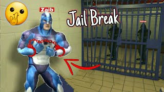 Prison Escape in Rope Hero Vice Town | Rope Hero Arrested | Zaib