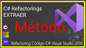 Refactorizando codigo C# con Visual Studio 2019 EXTRAER METODO #dotnet #Visualstudio #csharp