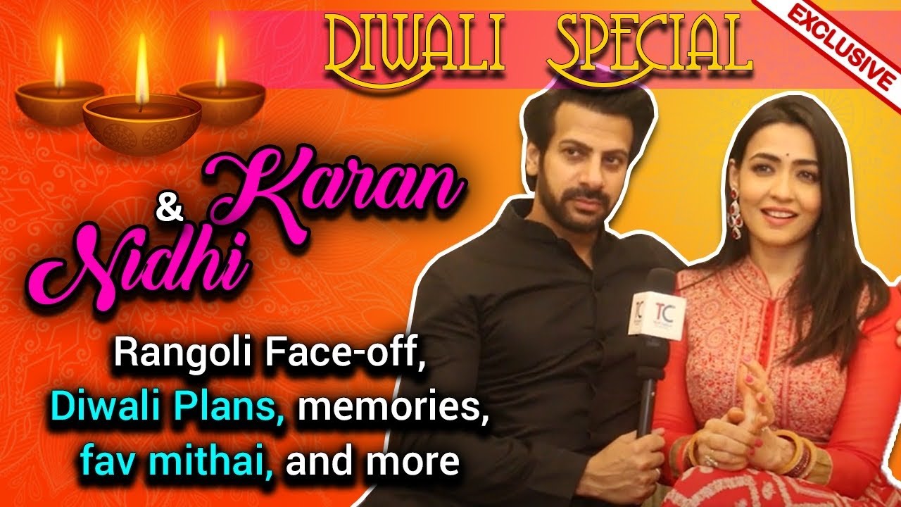 Diwali 2021 | Karan and Nidhi enjoy a Rangoli face-off, share Diwali plans, memories, and more